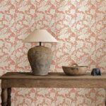 Обои Morris & Co — Wallflower — Chrysanthemum Pink — 217188