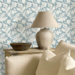 Обои Morris & Co — Wallflower — Woad Blue — 217187