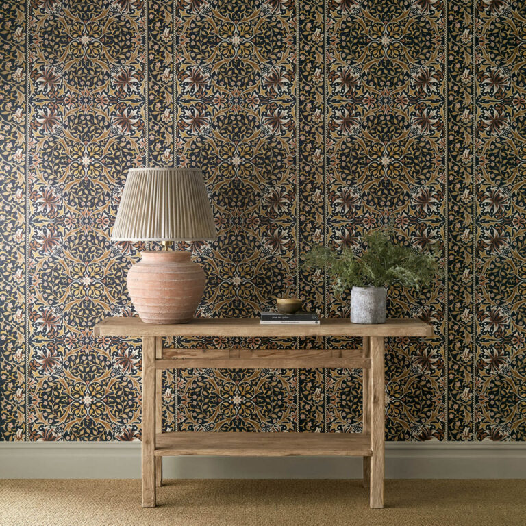 Обои Morris & Co — Walthamstow — Indigo/Gold — 217601