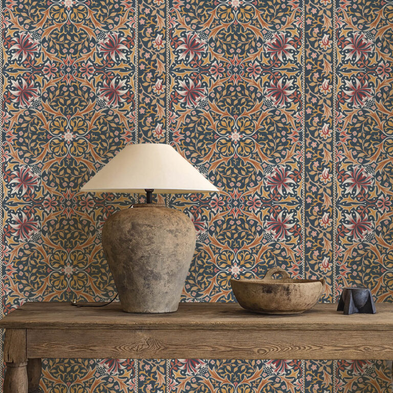 Обои Morris & Co — Walthamstow — Indigo/Gold — 217601