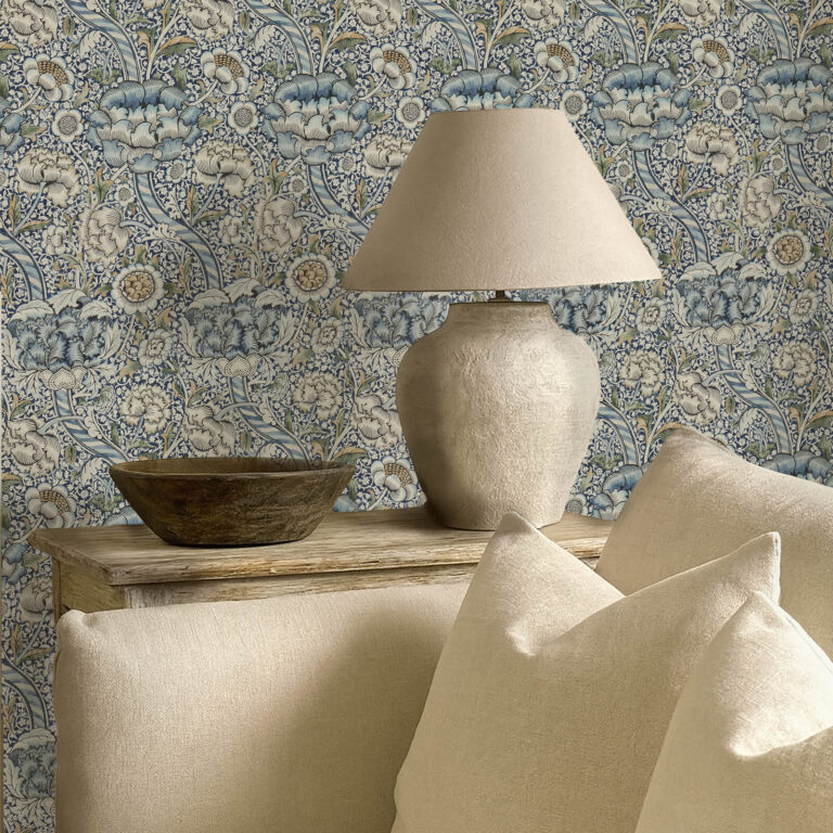 Обои Morris & Co — Wandle — Blue/Stone — 216422