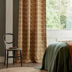 Ткань Morris & Co — Wardle Embroidery — Olive/Brick — 236819