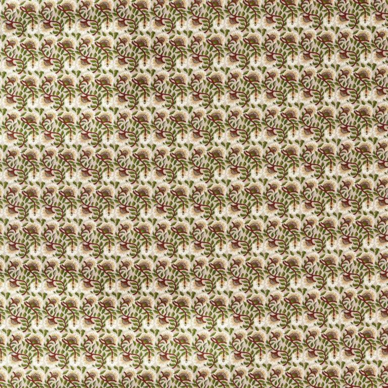 Ткань Morris & Co — Wardle Weave Outdoor — Madder/Forest — 237567