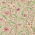 Обои Morris & Co — Wild Tulip & Vine — Rose/Linen — 217579
