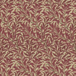 Ткань Morris & Co — Willow Boughs Weave — Crimson/Manilla — 230288