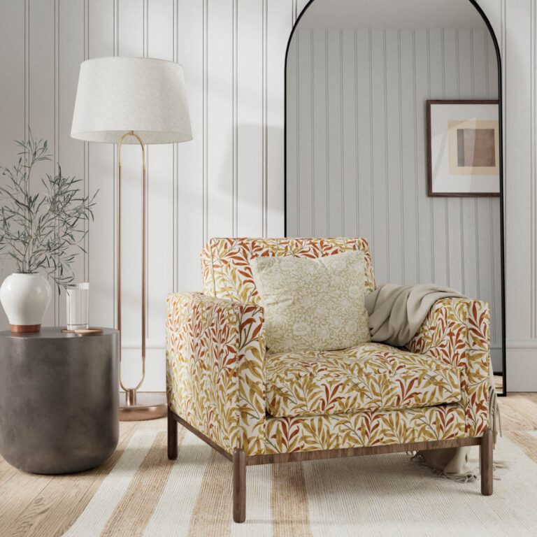 Ткань Morris & Co — Willow Boughs — Russet/Ochre — 226895