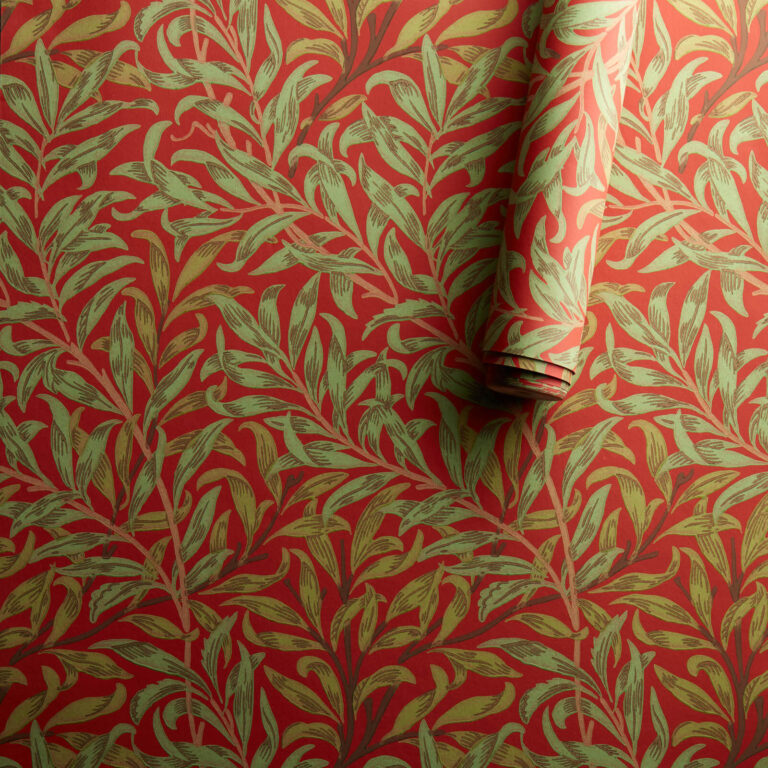 Обои Morris & Co — Willow Boughs — Tomato/Olive — 216951