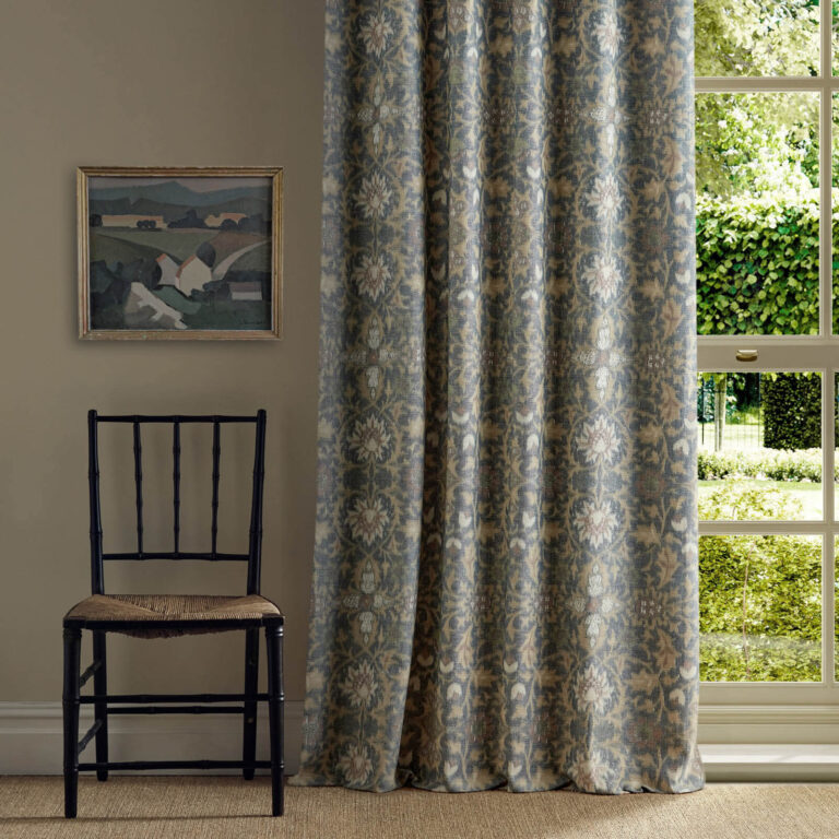 Ткань Morris & Co — Wilton Warp Print — Indigo — 237672