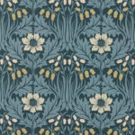 Обои Morris & Co — Woodbell & Anemone — Indigo — 217574