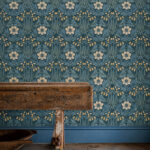 Обои Morris & Co — Woodbell & Anemone — Indigo — 217574