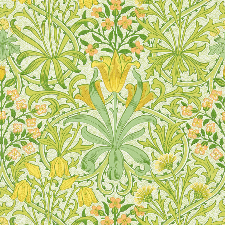 Обои Morris & Co — Woodland Weeds — Sap Green — 217100