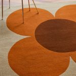 Ковёр Orla Kiely — Flower Placement Pumpkin/Ecru — 158203