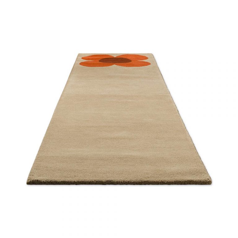Ковёр Orla Kiely — Flower Placement Pumpkin/Ecru — 158203