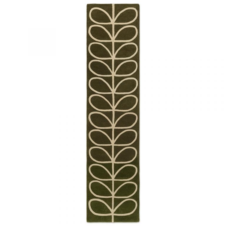 Ковёр Orla Kiely — Linear Stem Runner Olive — 060501