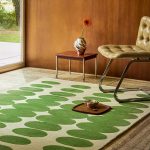 Ковёр Orla Kiely — Optical Oval Green/Cream — 157707