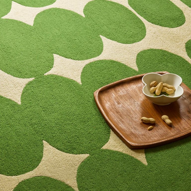 Ковёр Orla Kiely — Optical Oval Green/Cream — 157707