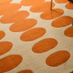 Ковёр Orla Kiely — Optical Oval Orange/Sand — 157703