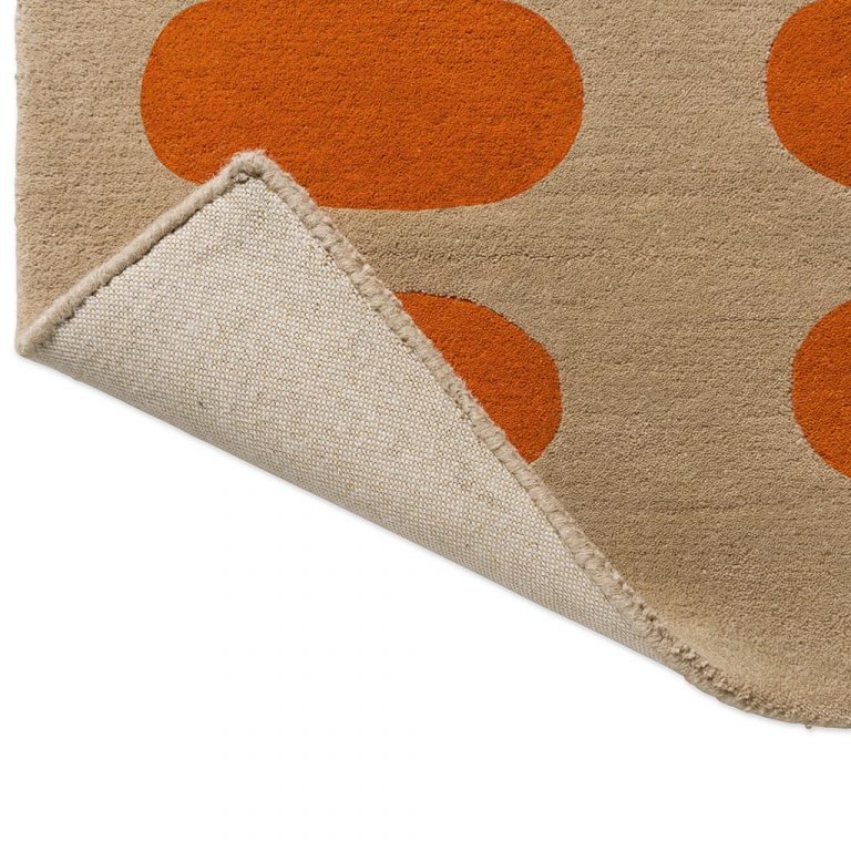Ковёр Orla Kiely — Optical Oval Orange/Sand — 157703