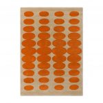 Ковёр Orla Kiely — Optical Oval Orange/Sand — 157703