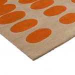 Ковёр Orla Kiely — Optical Oval Orange/Sand — 157703