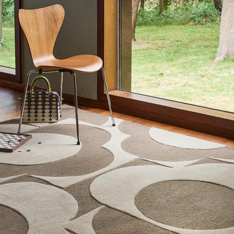 Ковёр Orla Kiely — Prism Flower Mushroom/Ecru — 158009