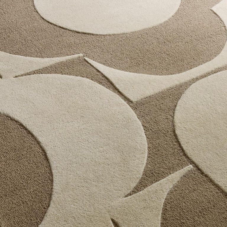 Ковёр Orla Kiely — Prism Flower Mushroom/Ecru — 158009