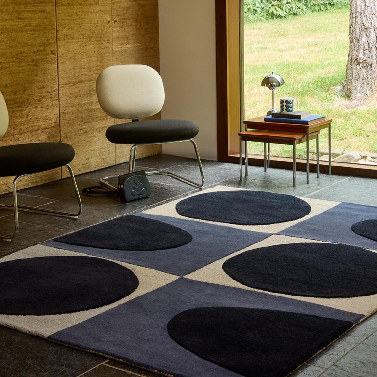 Ковёр Orla Kiely — Spot Square Blue/Navy — 157908