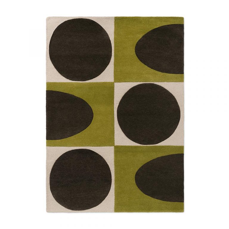 Ковёр Orla Kiely — Spot Square Walnut/Lichen — 157907