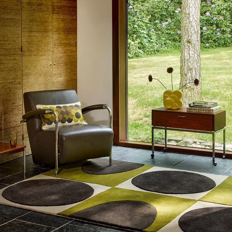 Ковёр Orla Kiely — Spot Square Walnut/Lichen — 157907