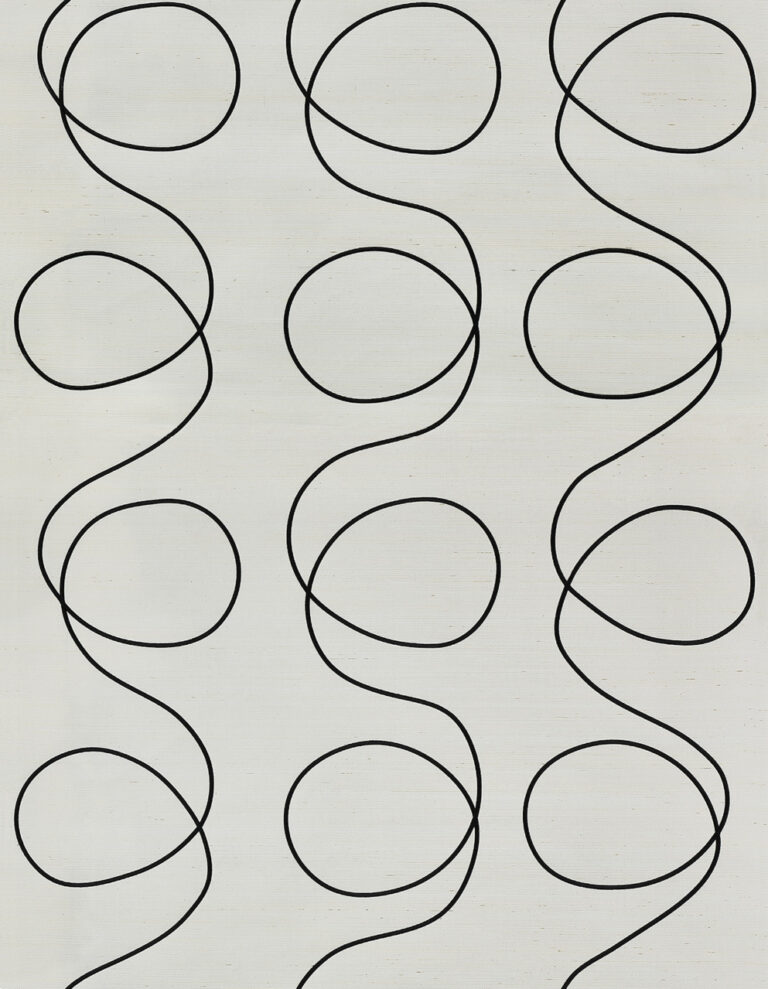 Обои Phillip Jeffries — Scribbles — White with Black — 9654
