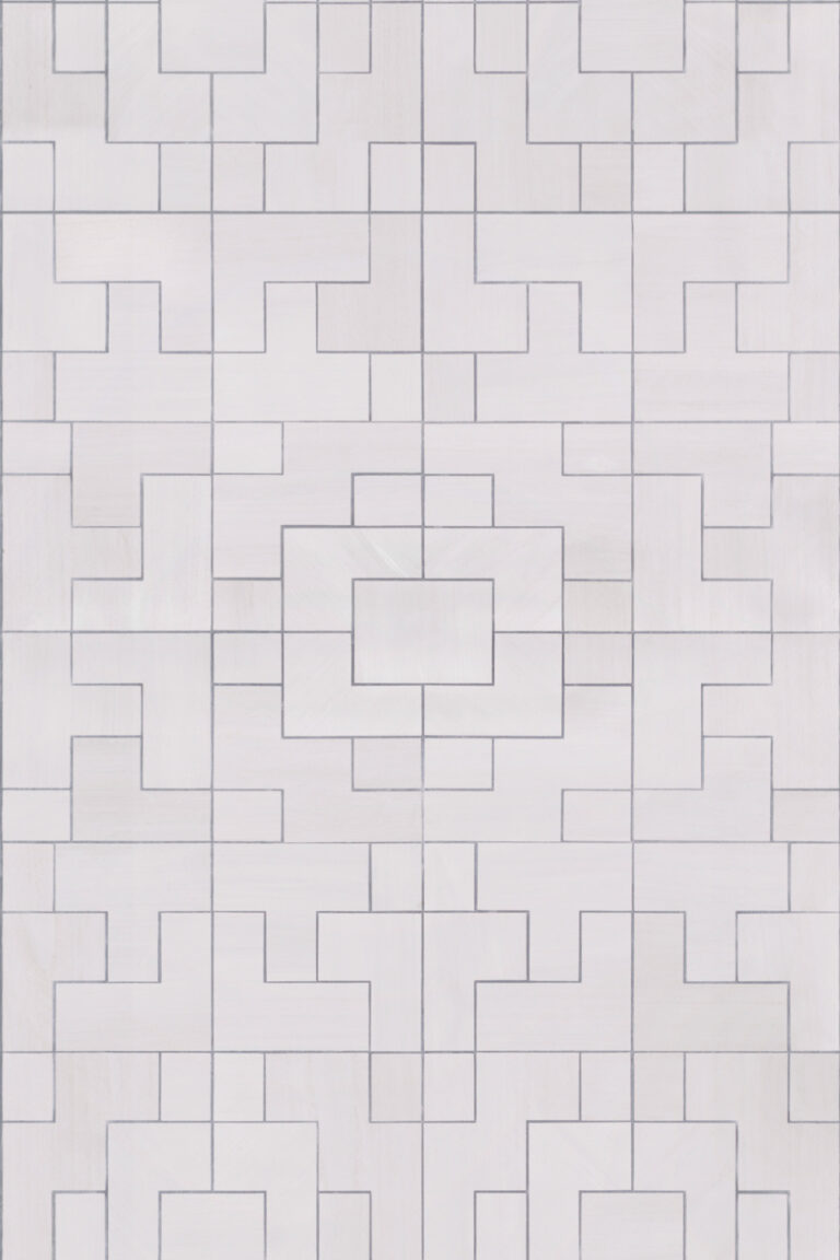Обои Phillip Jeffries — Fretwork — Stately Alabaster — 6870