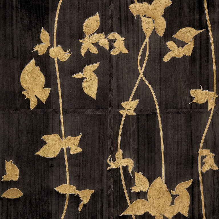Обои Phillip Jeffries — Veranda Vines — Bronzed Ebony — 43804