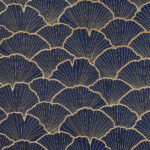 Обои Phillip Jeffries — Waves of Wood — Navy with Gold — 9872