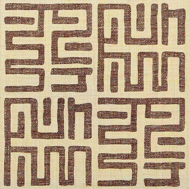 Обои Phillip Jeffries — Kuba Cloth — Sepia — 1664