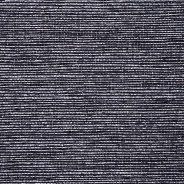 Обои Phillip Jeffries — Saint Germain Hemp — Silver On Navy — 5988