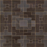Обои Phillip Jeffries — Fretwork — Commanding Charcoal — 6877