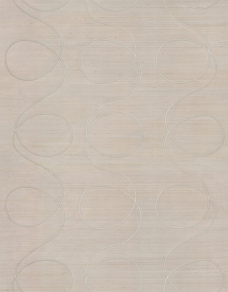 Обои Phillip Jeffries — Scribbles — Beige with White — 9652