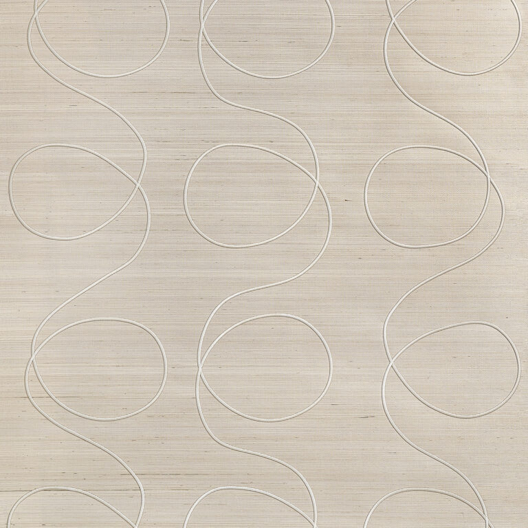 Обои Phillip Jeffries — Scribbles — Beige with White — 9652
