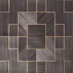 Обои Phillip Jeffries — Fretwork — Commanding Charcoal — 6877